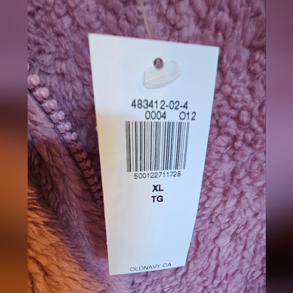 (2 for$60)Old Navy Sherpa Sweater Fuzzy Soft Zip up XL - Picture 9 of 14